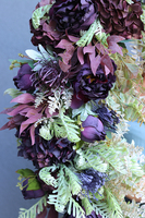 Maestro, ekskluzywna girlanda z fioletowych kwiatów, dł.1m 