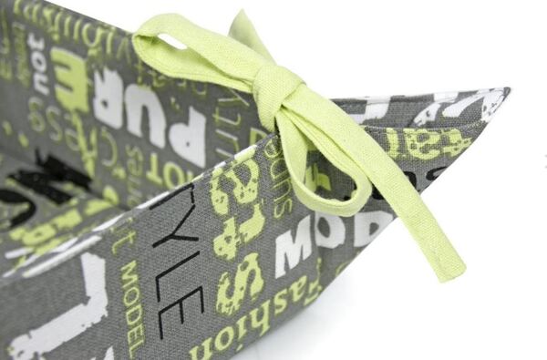 chlebak, Fashion Green, wym. 20cmx20cmx7cm