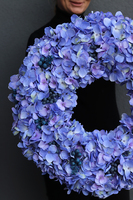 Fioletowa Hortensja Benicja, ogromny wianek, śr.60cm  