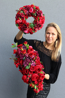bukiet / kwiatowa kompozycja Red Fire 2, wys.28cm