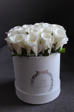 kompozycja kwiatowa / bukiet Flowerbox Kalena, wys.16cm 