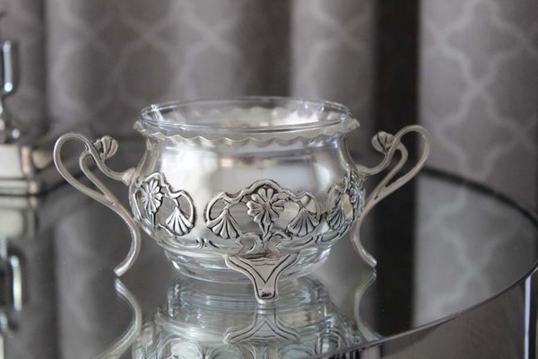 cukiernica posrebrzana Ballada