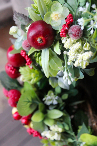 jesienny wianek Autumn Apples, śr.33cm  