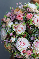 Angela, uroczy kwiatowy wianek, śr.29cm 