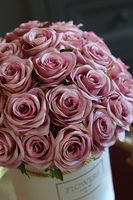 atrakcyjny flowerbox z różami Montana, wys.36cm