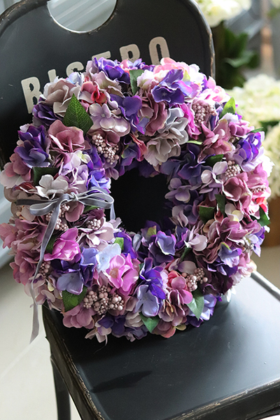 Nullona, dekoracyjny wianek na drzwi, śr.40cm