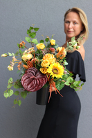 Miodowe Lata, komplet dekoracji nagrobnych, kompozycja + bukiet