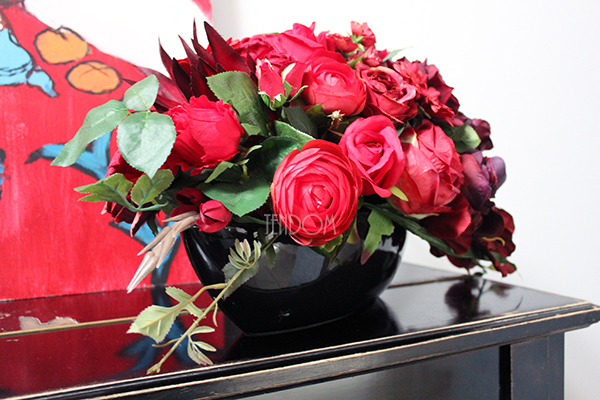 bukiet / kwiatowa kompozycja Red Fire 2, wys.28cm