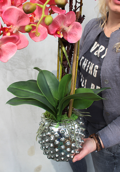 wyjątkowy sztuczny storczyk Mazalo, wys.60cm