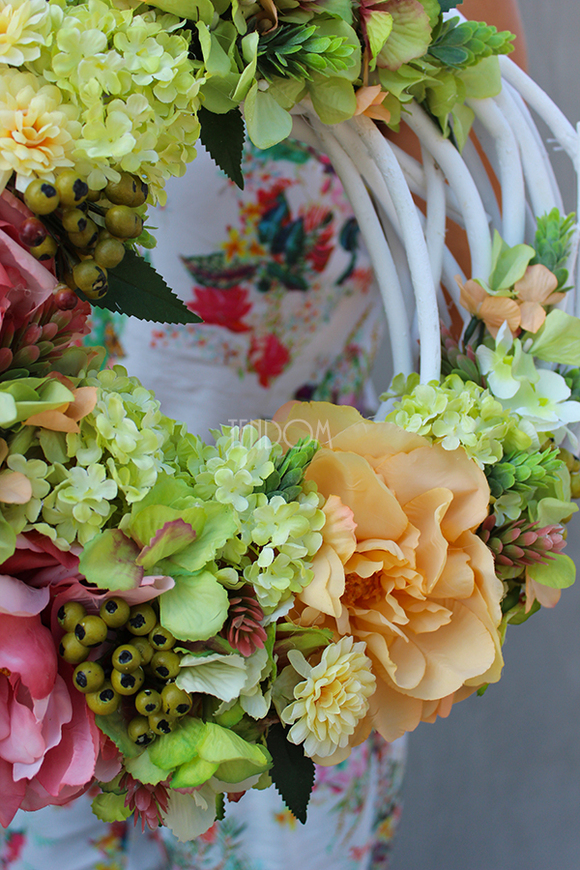 prześliczny wianek Sarmacja, śr.36cm