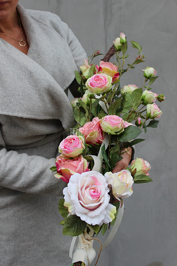 dekoracja nagrobna do wazonu Rosanna, dł.85cm 