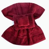 bawełniany ręcznik Carmen bordowy, wym.50x100cm