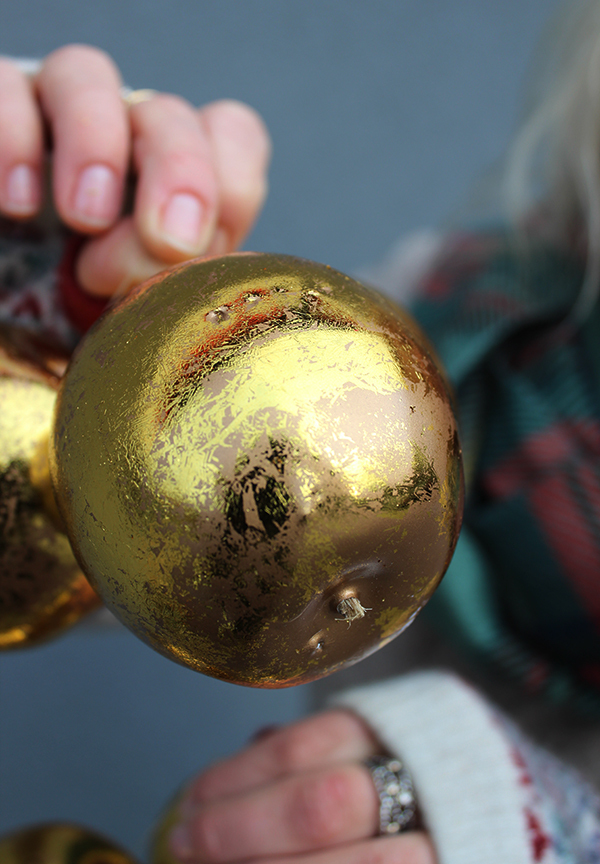 Złote Jabłka, komplet 6 - ciu zawieszek, śr.7cm