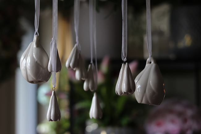 Corona Blanca, wieniec podwieszany, śr.45cm