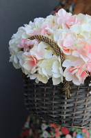 kosz z hortensjami Milena, wym.32x40x30cm