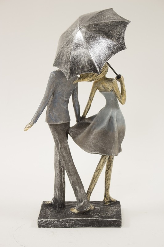 figurka Para Zakochanych pod Parasolem A, wym.37x16.5x14cm
