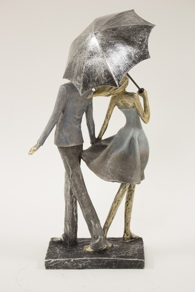 figurka Para Zakochanych pod Parasolem A, wym.37x16.5x14cm