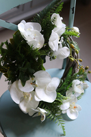 egzotyczny wianek Orchidea Kamoa, śr.35cm