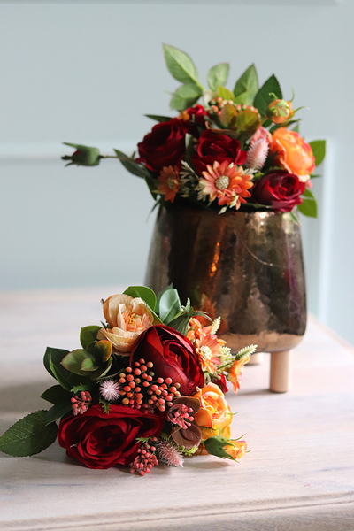 czerwony bukiet, Pełnia Lata, wym.18x18cm