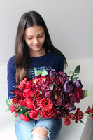 bukiet / kwiatowa kompozycja Red Fire 2, wys.28cm