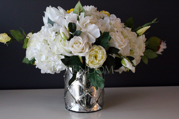 dekoracja kwiatowa / bukiet Pomarańczowa Energia wys.35cm, szer. 40cm