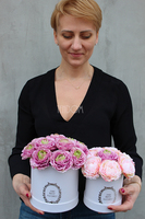 kompozycja kwiatowa / bukiet Flowerbox Stenna wys.22cm