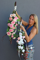 dekoracja nagrobna do wazonu Rosanna, dł.85cm 