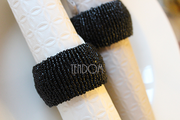 obrączki na serwetki kpl.4szt, Złote Święta, wym.4x3cm