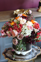 Autumn Flowers, box jesienny z dyniami, wys.44cm   