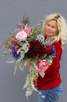 England Premium, komplet dekoracji nagrobnych, wiązanka + bukiet 