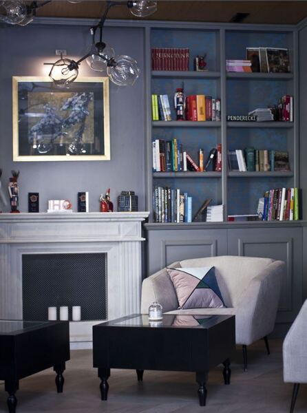 Geometric Paris, poduszka dekoracyjna welurowa, wym.45x45cm