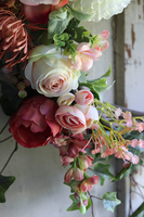 Berana, duży asymetryczny wianek na drzwi, śr.48cm