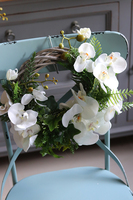 egzotyczny wianek Orchidea Kamoa, śr.35cm 