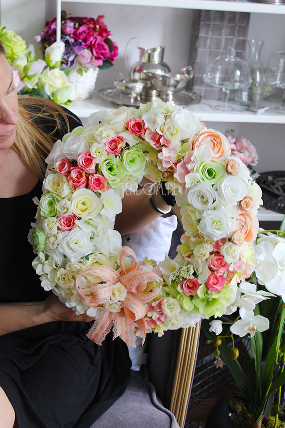 wianek dekoracyjny Uroda Wiosny 3, śr.35cm 