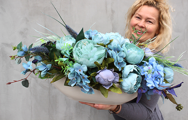 Kellano kompozycja kwiatowa / bukiet, wys.34cm