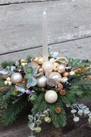 Belldeco stroik świąteczny / kompozycja, wys.38cm