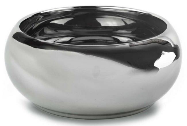 Ellen lustrzana donica / osłonka ceramiczna C, wym.24x10cm 