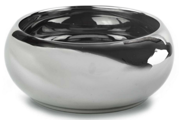 Ellen lustrzana donica / osłonka ceramiczna C, wym.24x10cm 