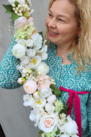 Tassana girlanda jednostronna - szarfa, dł.74cm  