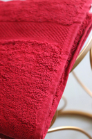 bawełniany ręcznik Carmen bordowy, wym.50x100cm