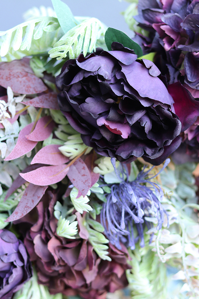 Maestro, ekskluzywna girlanda z fioletowych kwiatów, dł.1m 