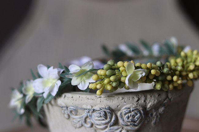 asymetryczny komunijny wianek na głowę, Revia, rozmiar uniwersalny