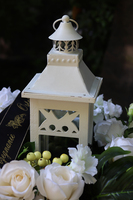 Biała Hortensja z Latarenką, wieniec / wiązanka pogrzebowa, śr.63cm 