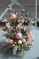 Geraya, wielkanocny mini - stroik w ceramicznym naczyniu, wys.27cm