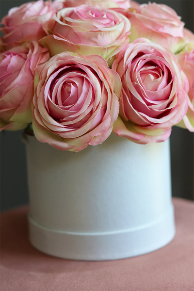 flowerbox z pięknymi różami, Rosanella New, wys.23cm