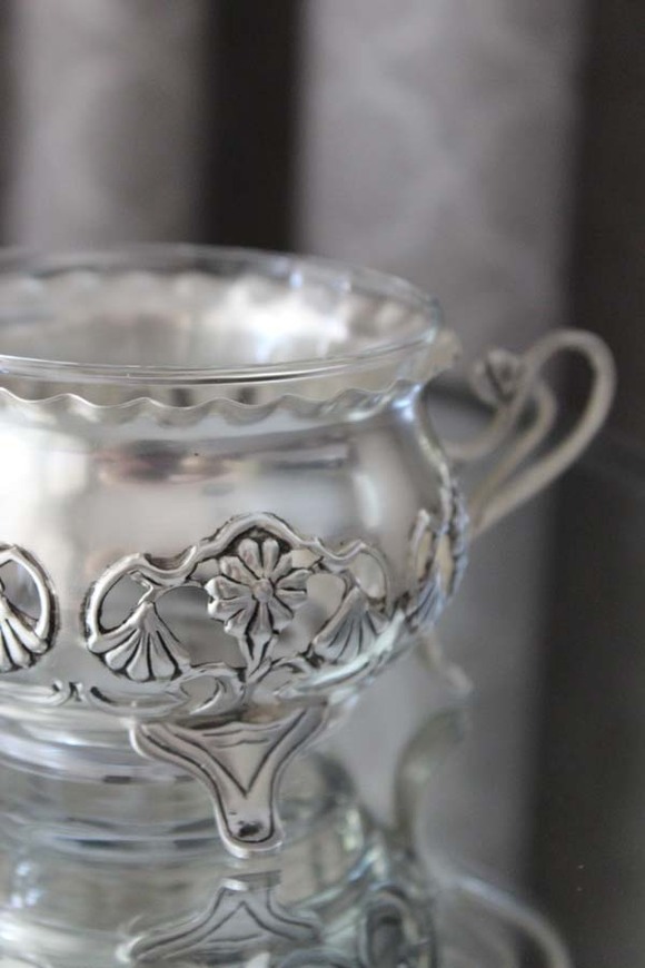 cukiernica posrebrzana Ballada