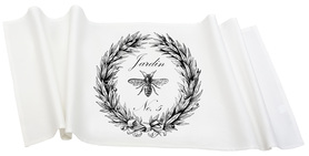 bieżnik biały na stół Jardin 34x105cm