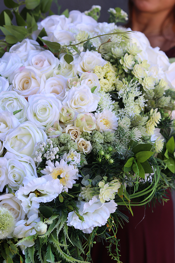 kompozycja / wiązanka nagrobna Tranquilla, dł.65cm