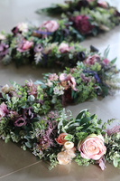 delikatna girlanda kwiatowa, Moko Fiolettina Small, dł.100cm  