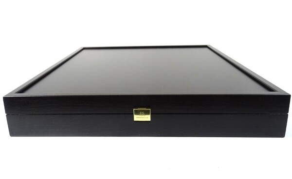 ekskluzywne klasyczne szachy metalowe, Staunton, wym.36x36cm 